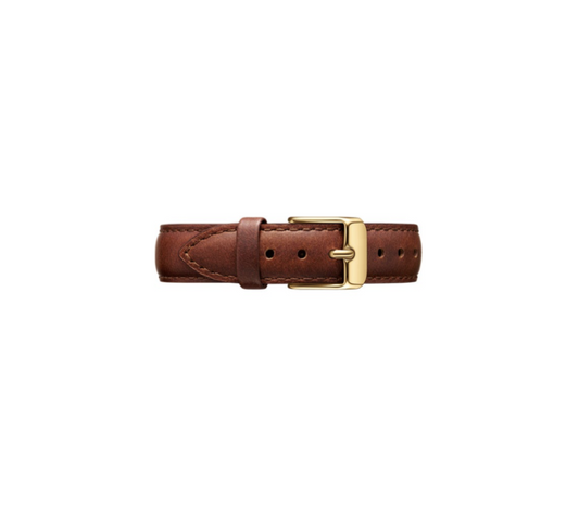 Bracelet Cuir Marron/Doré